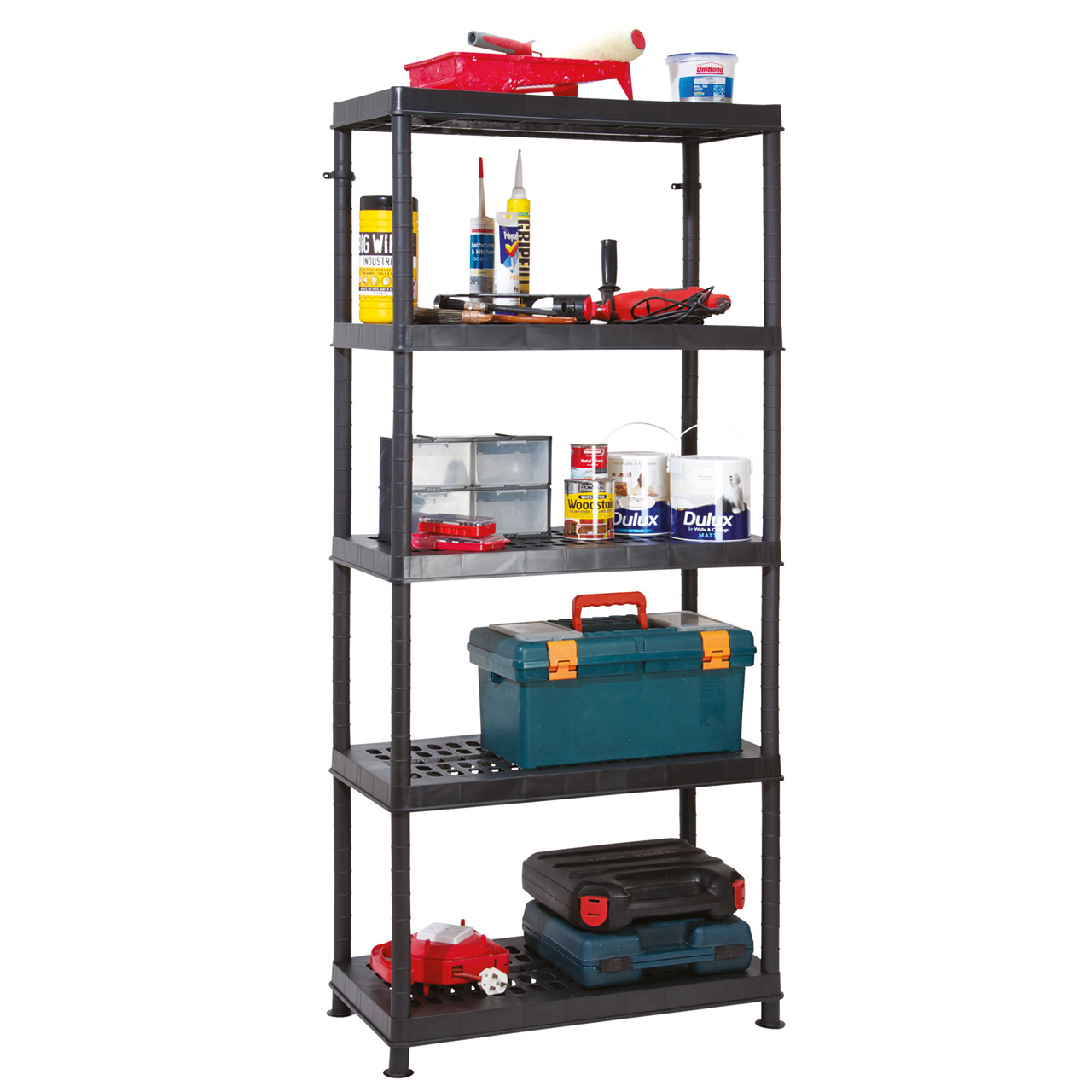 Heavy Duty Ventilated Plastic Shelving