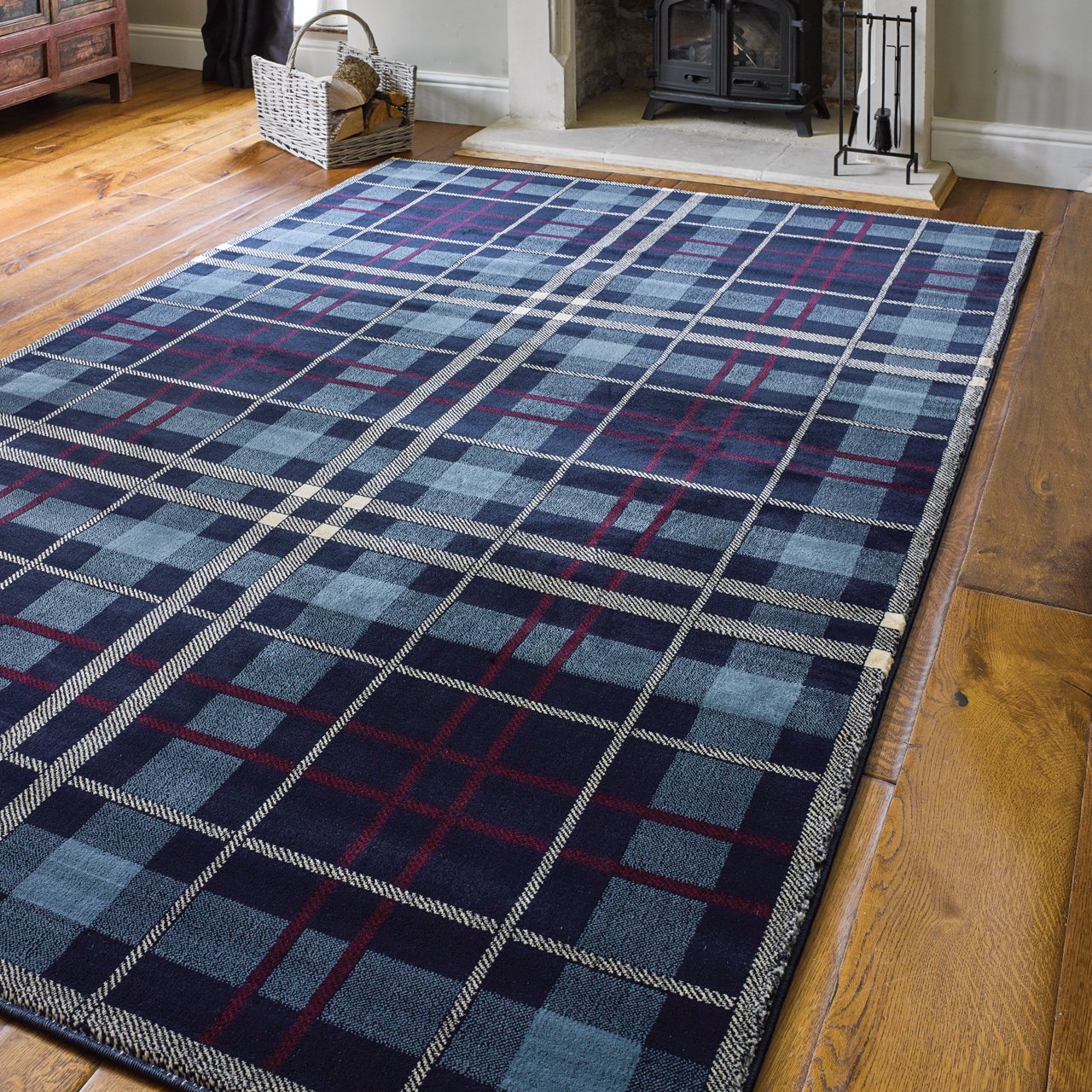 Glenside Polypropylene Tartan Rug and Runner Range