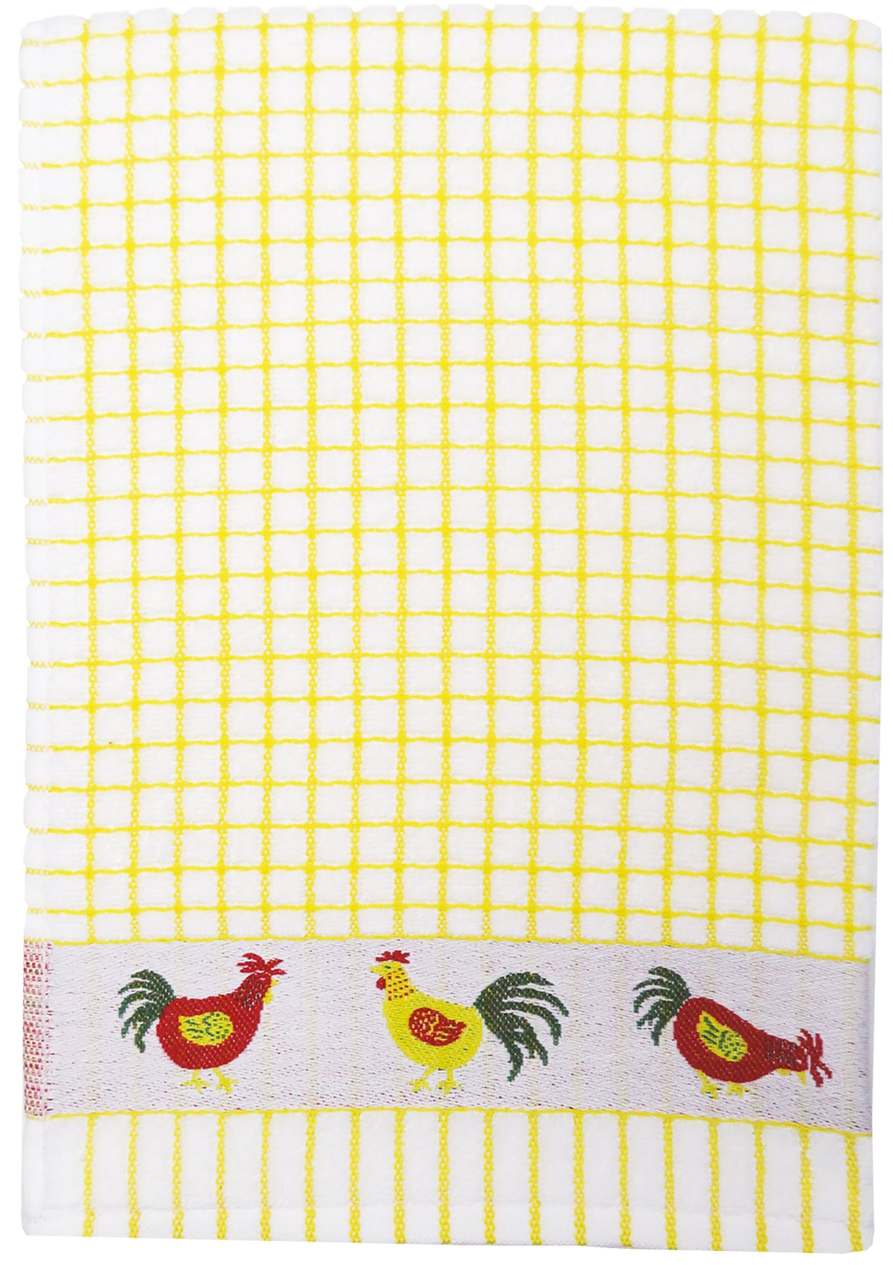 Poly-Dri Farmyard Border Tea Towels - Pack of 2