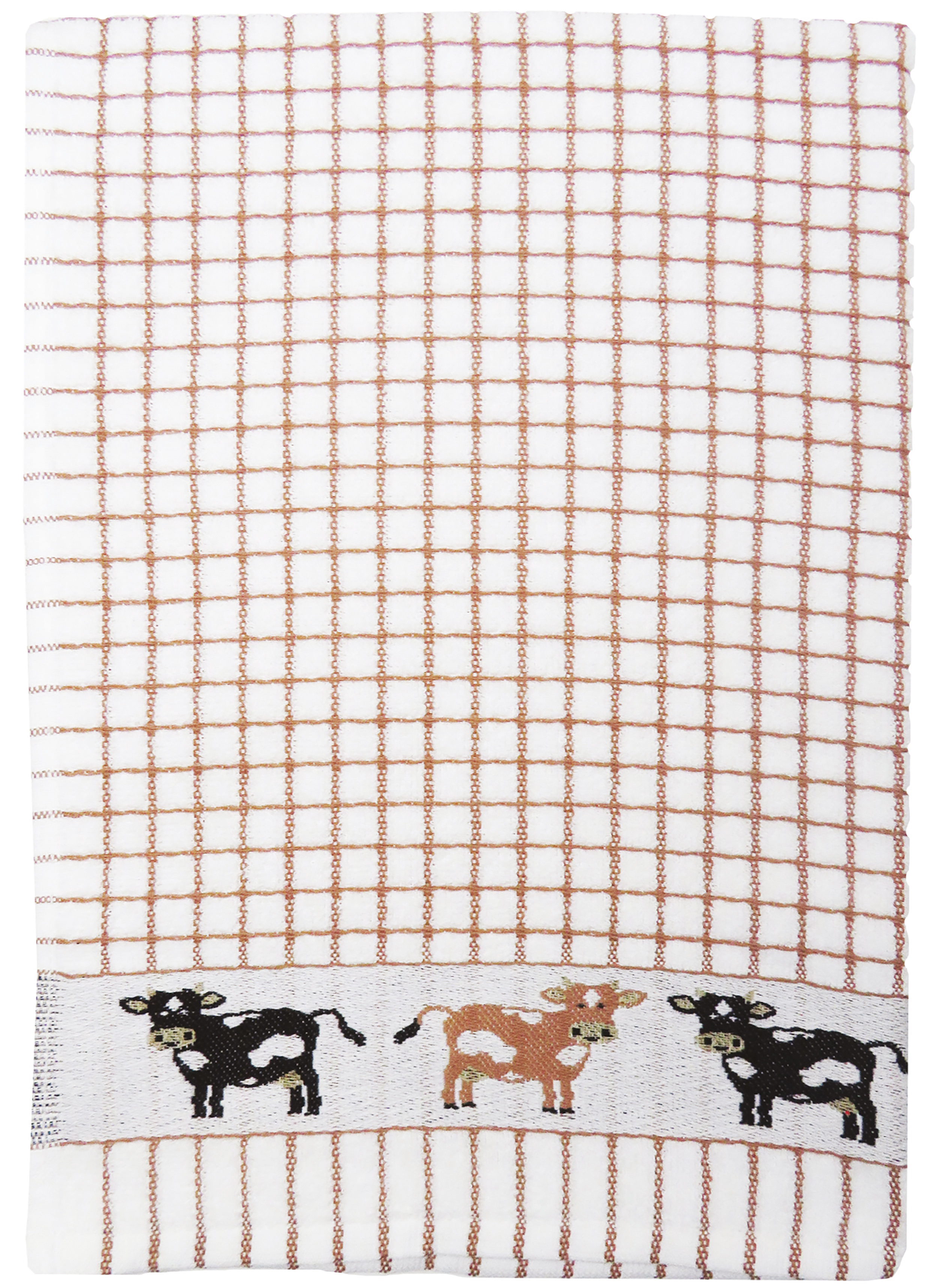 Poly-Dri Farmyard Border Tea Towels - Pack of 2