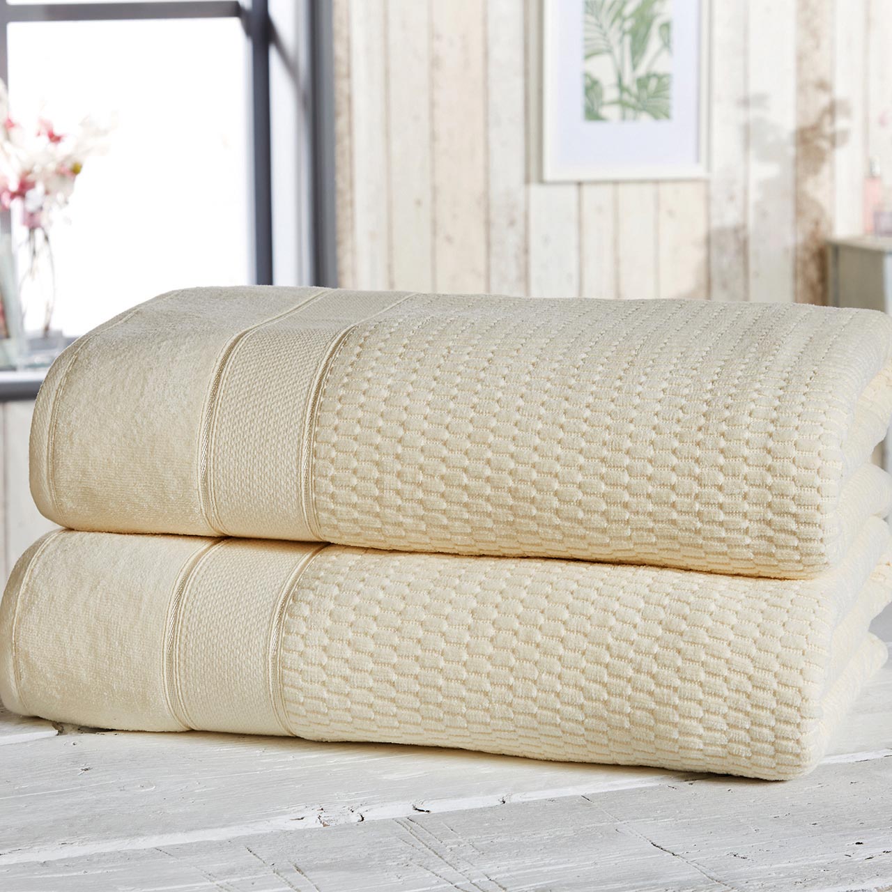 Grey and cream discount towels