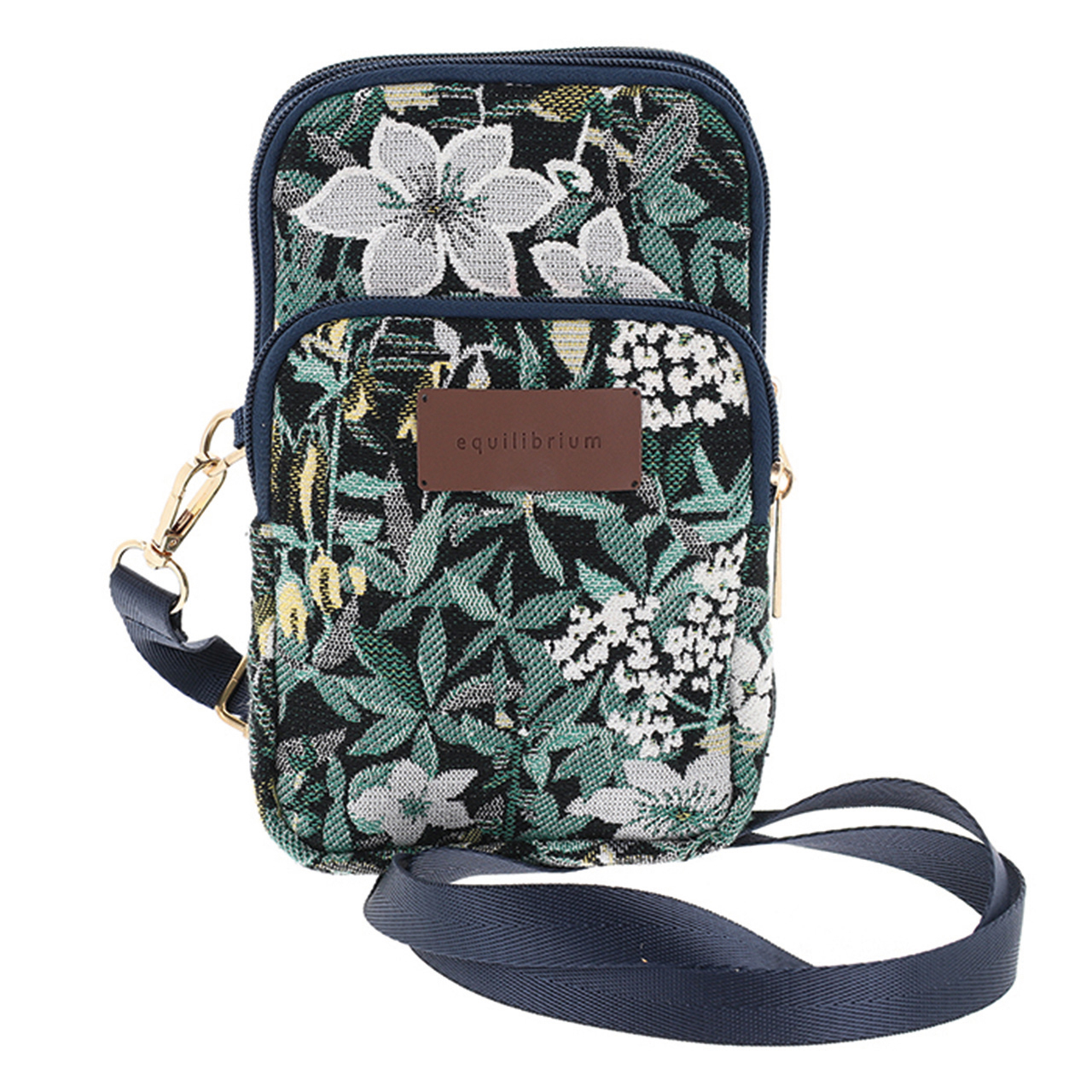 Floral Tapestry Cross Body Bag