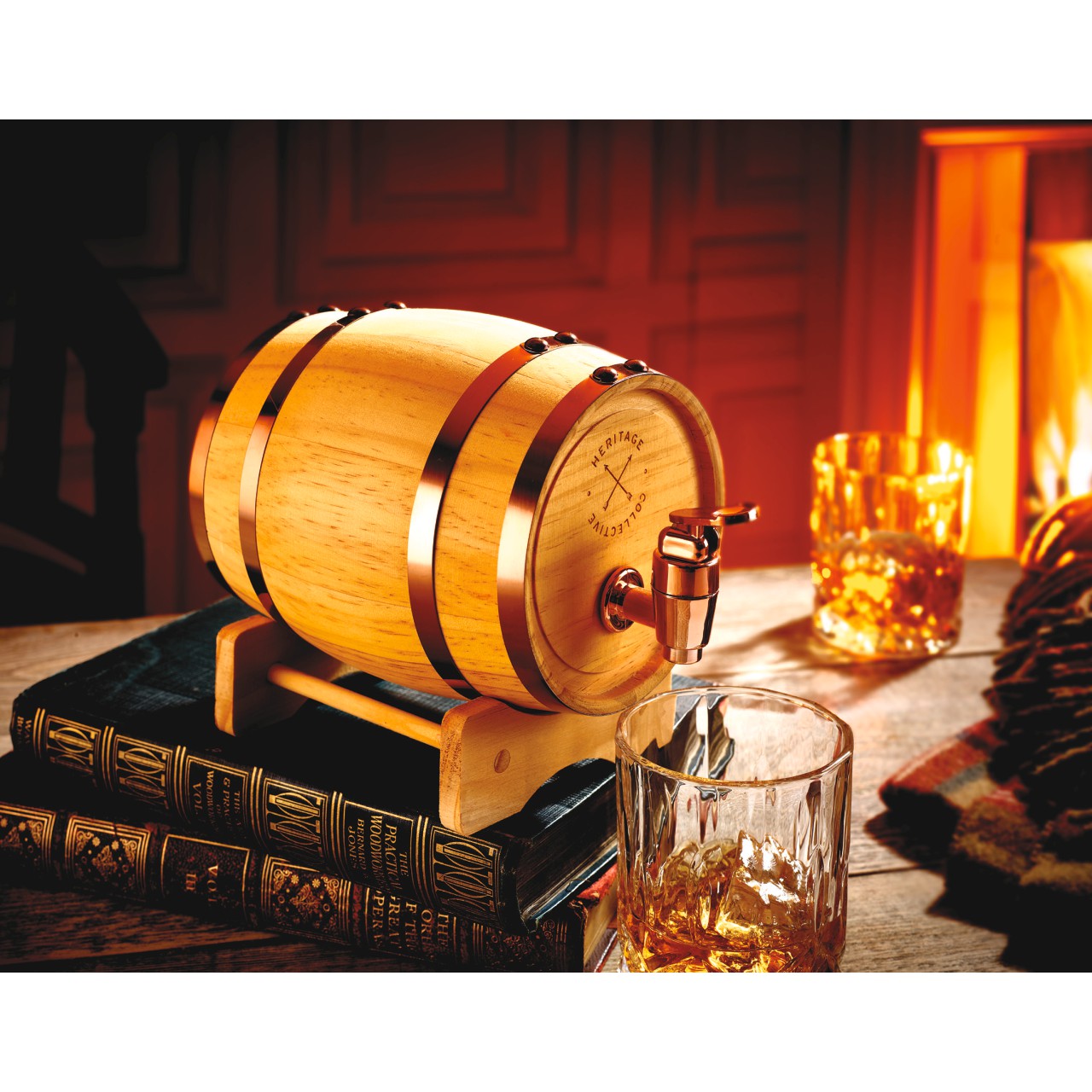 Whisky Barrel Dispenser