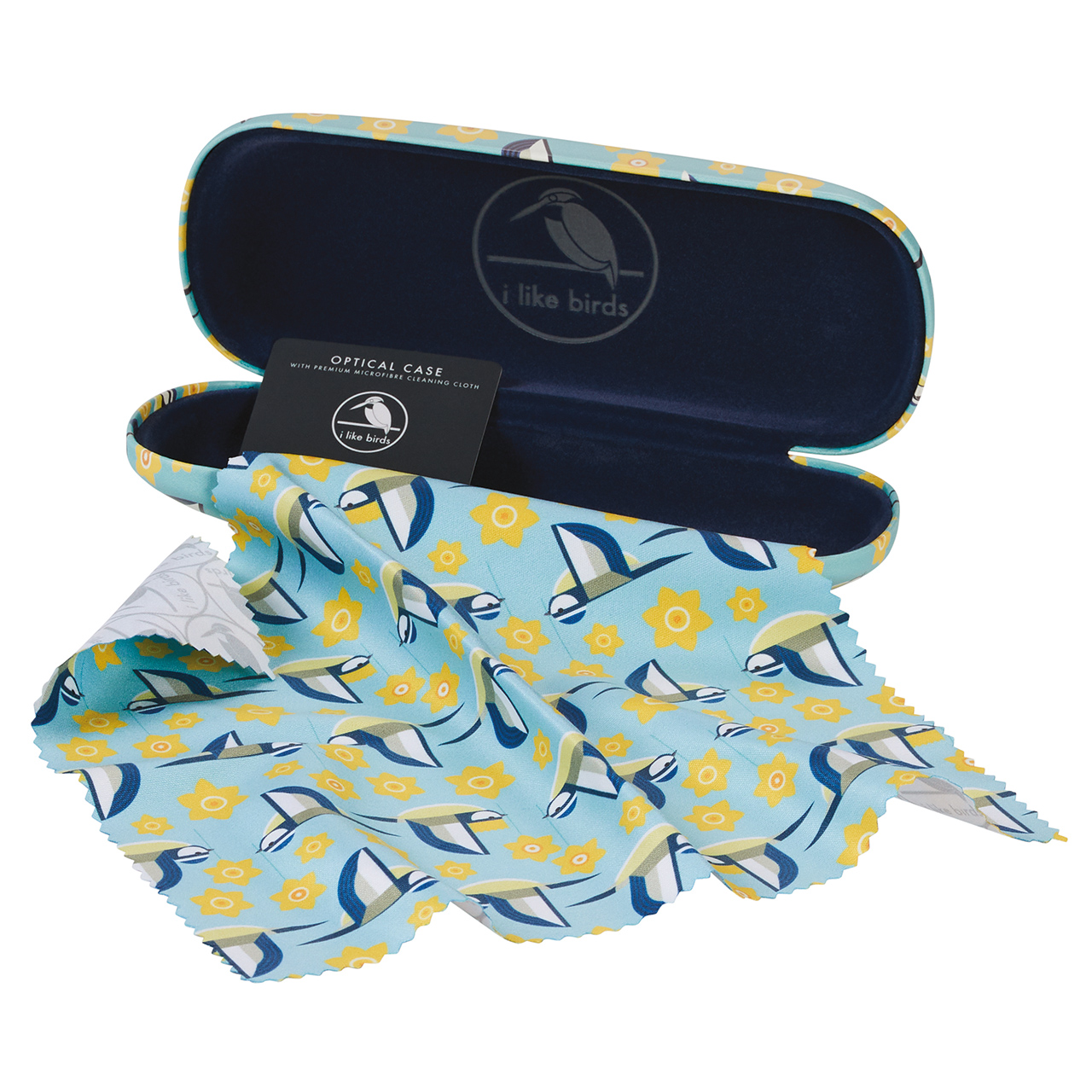 Bird Glasses Case with Cloth