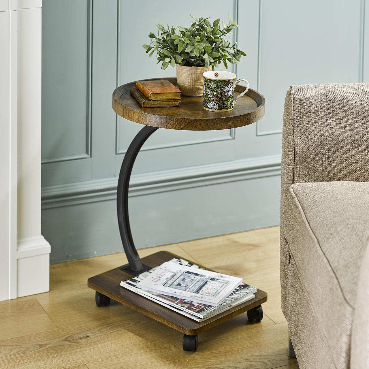 Side Table with Castors