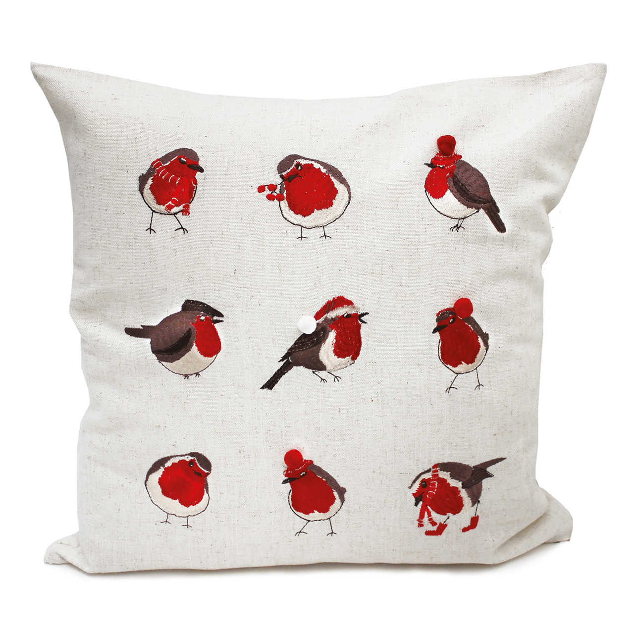 Embroidered Christmas Cushions