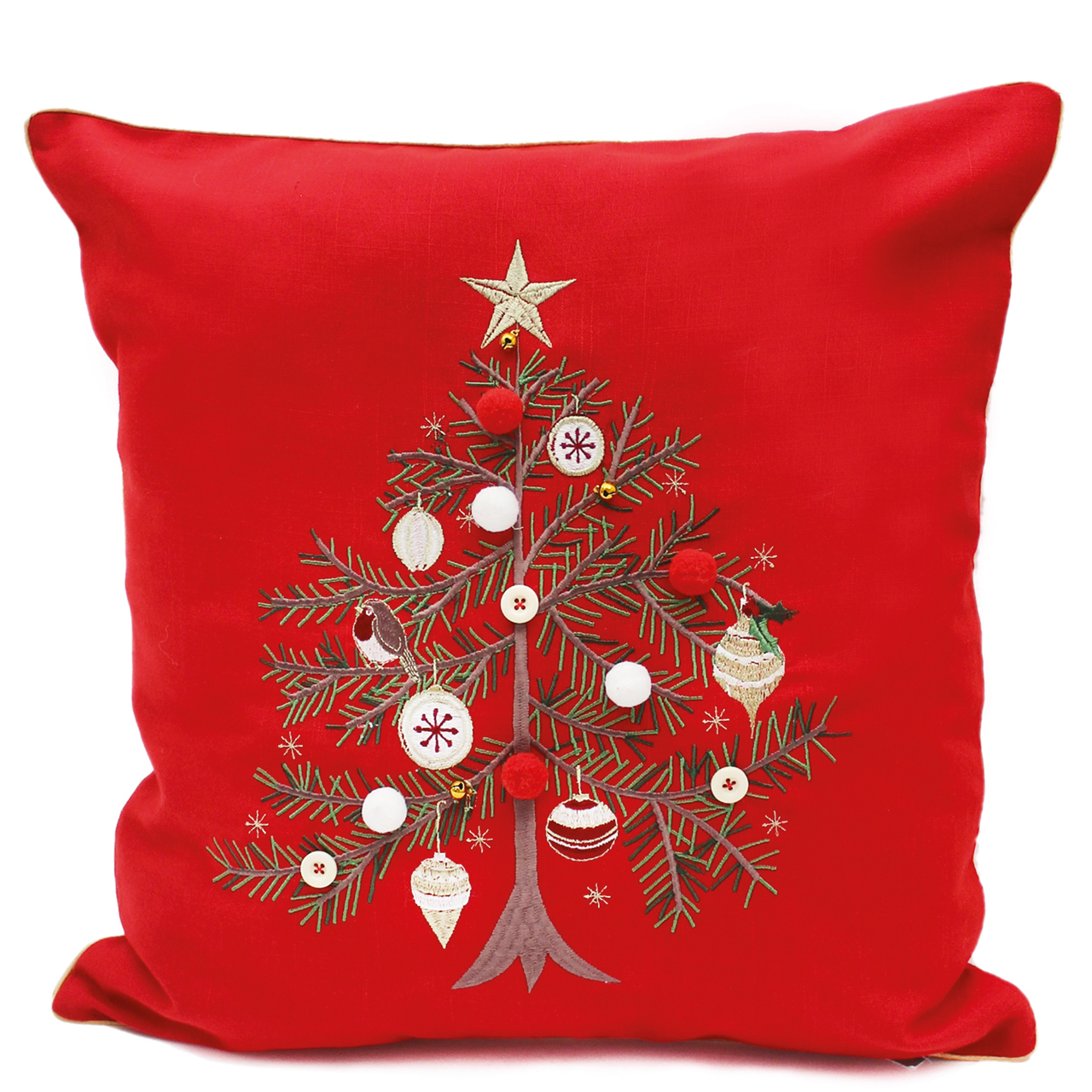 Embroidered Christmas Cushions