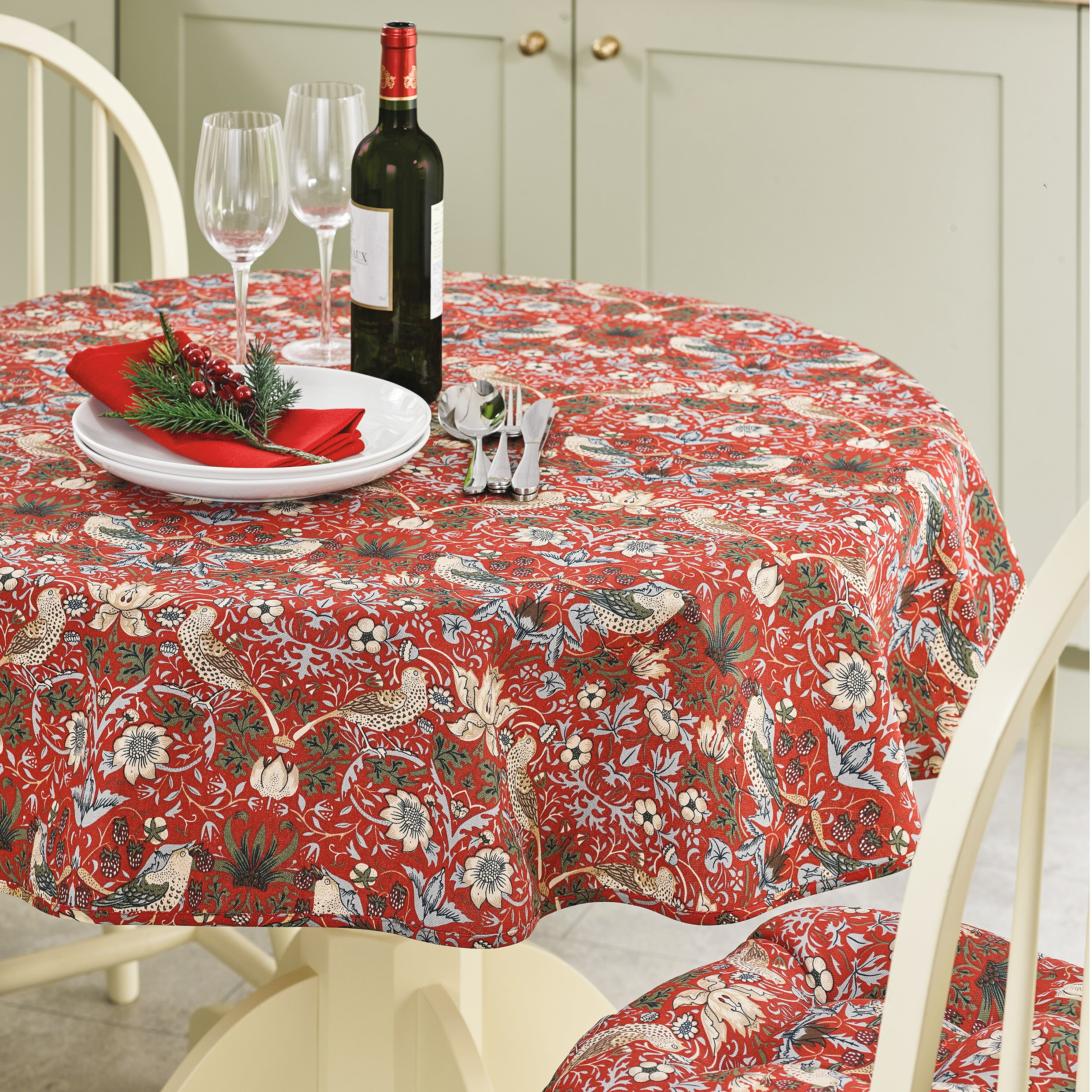 William Morris Cotton Tablecloth