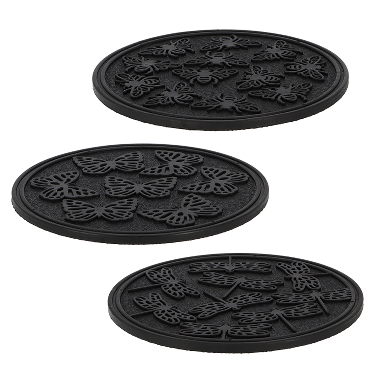 Rubber Stepping Stones ? Set of 3