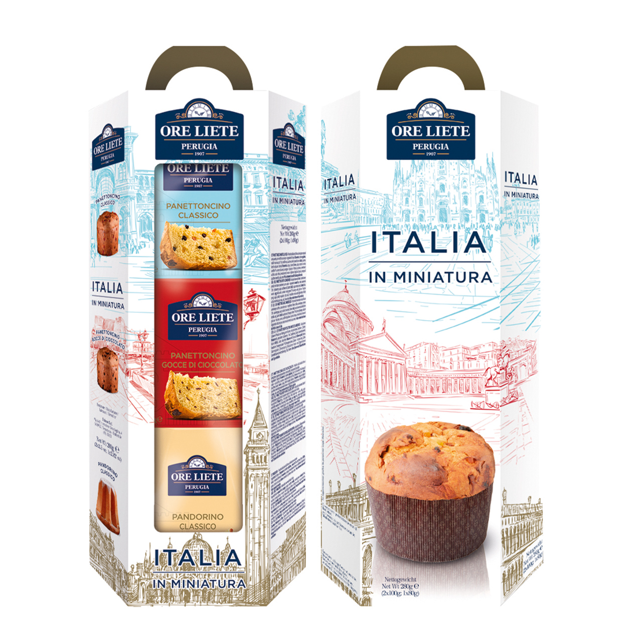 Trio of Mini Panettone