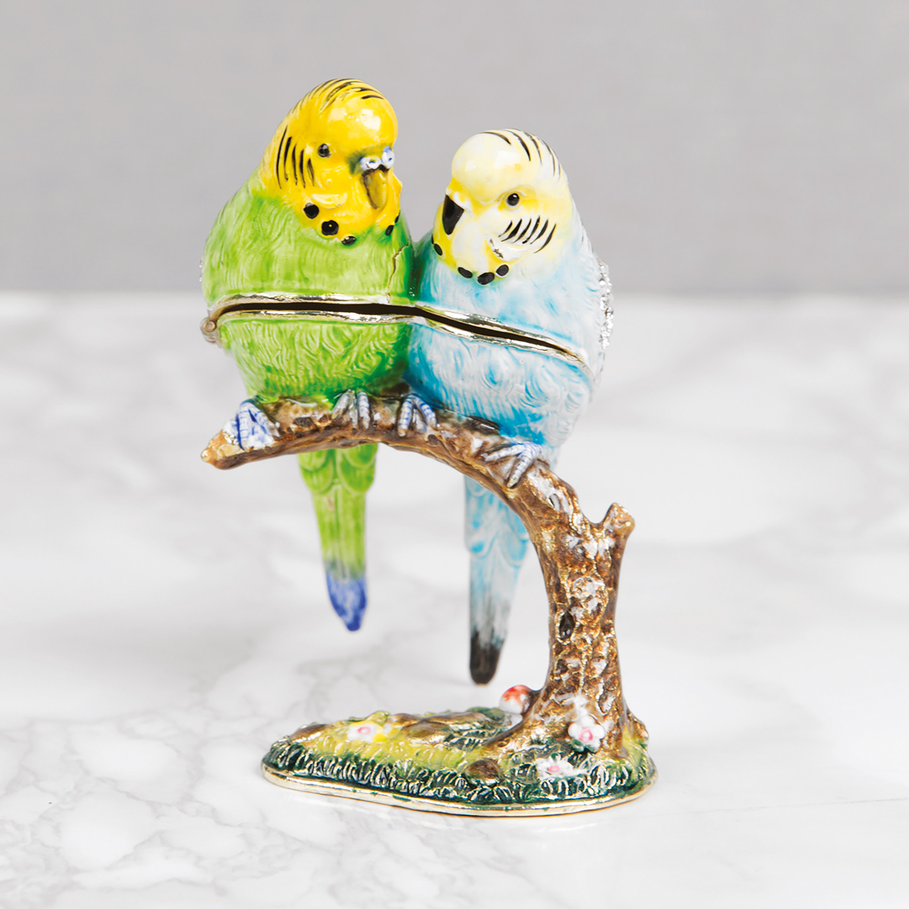 Treasured Trinket Box - Budgerigar