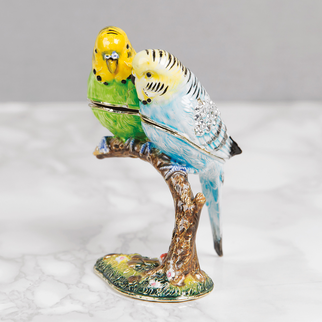 Treasured Trinket Box - Budgerigar