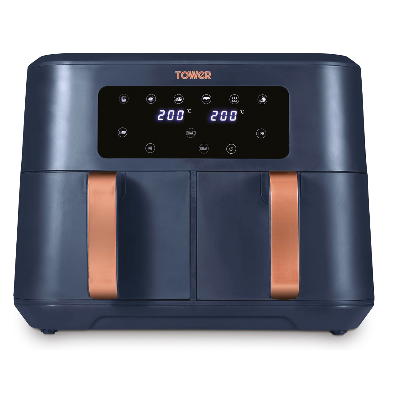 Tower black and rose store gold air fryer