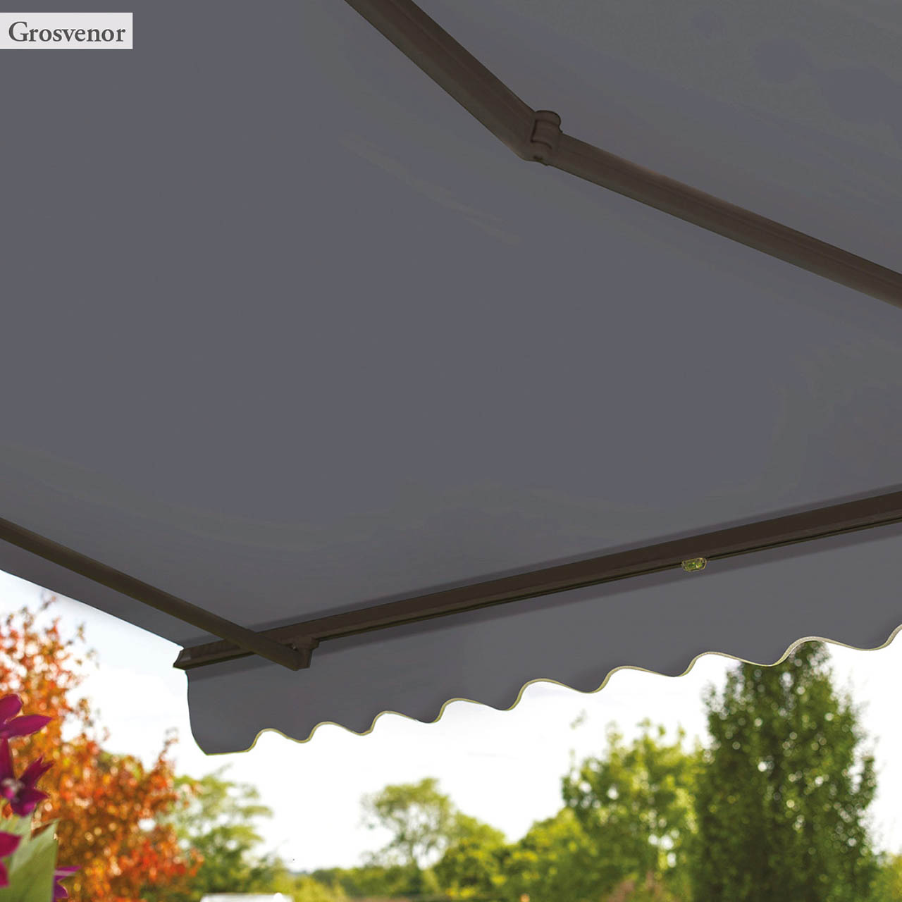 Deluxe Striped Easy Fit Cafe Awnings