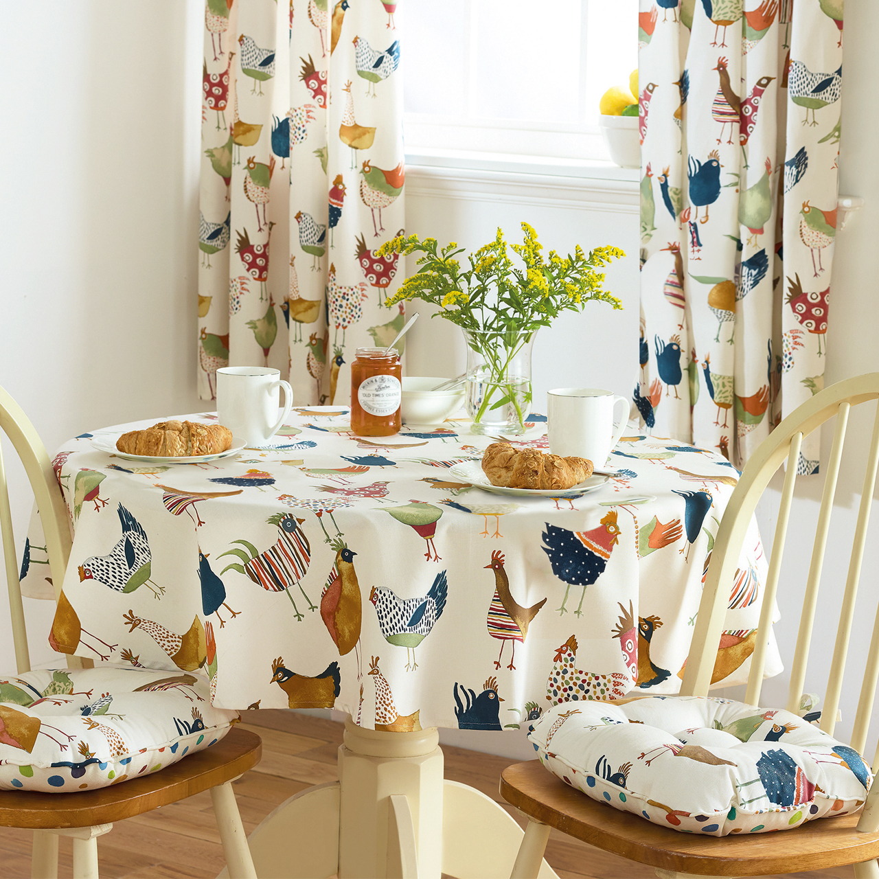 Country Chicken Tablecloth