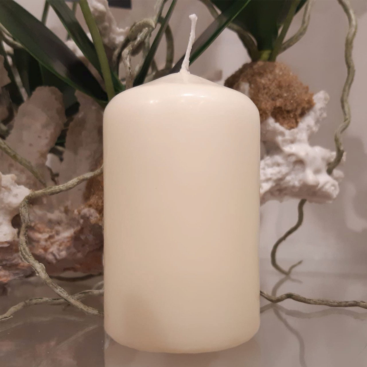 Ivory Pillar Candle