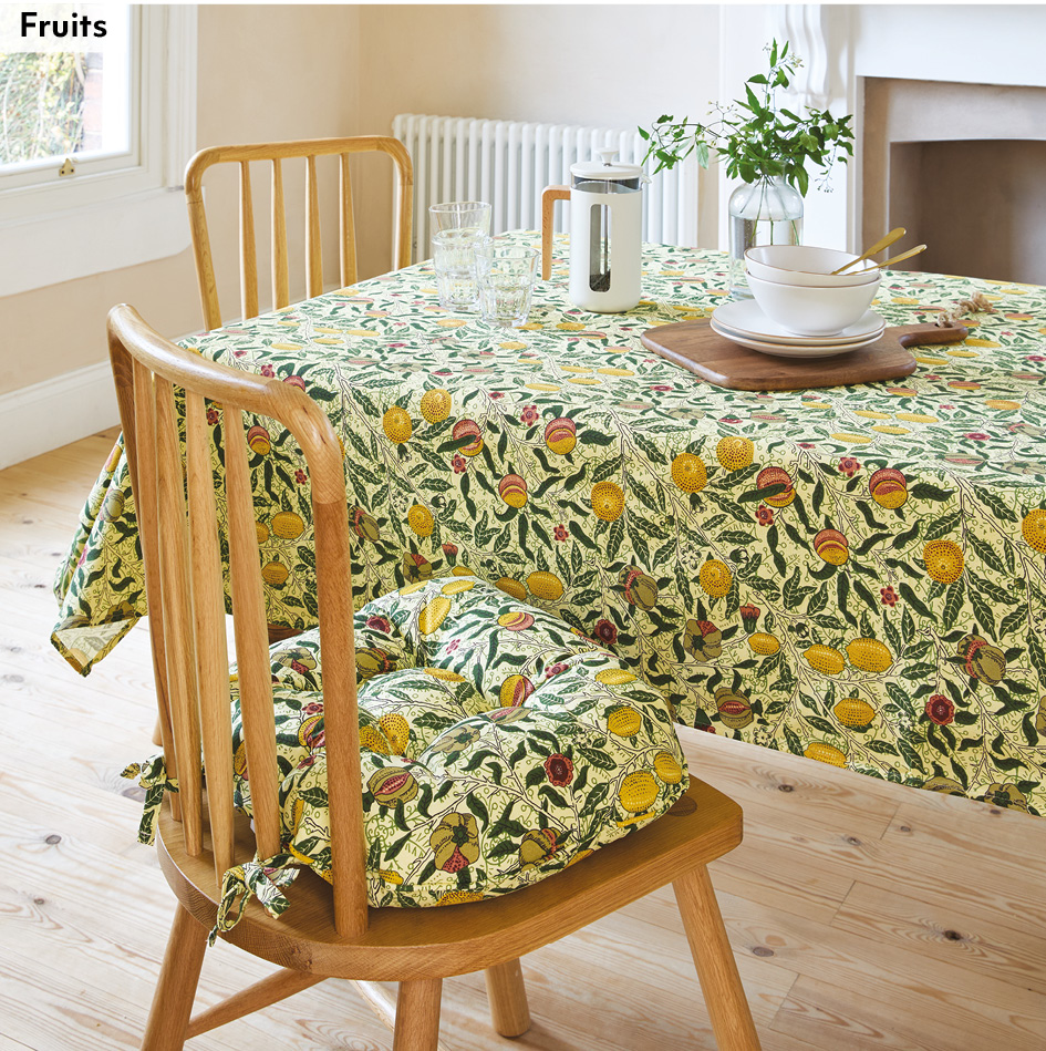 William Morris Cotton Tablecloth