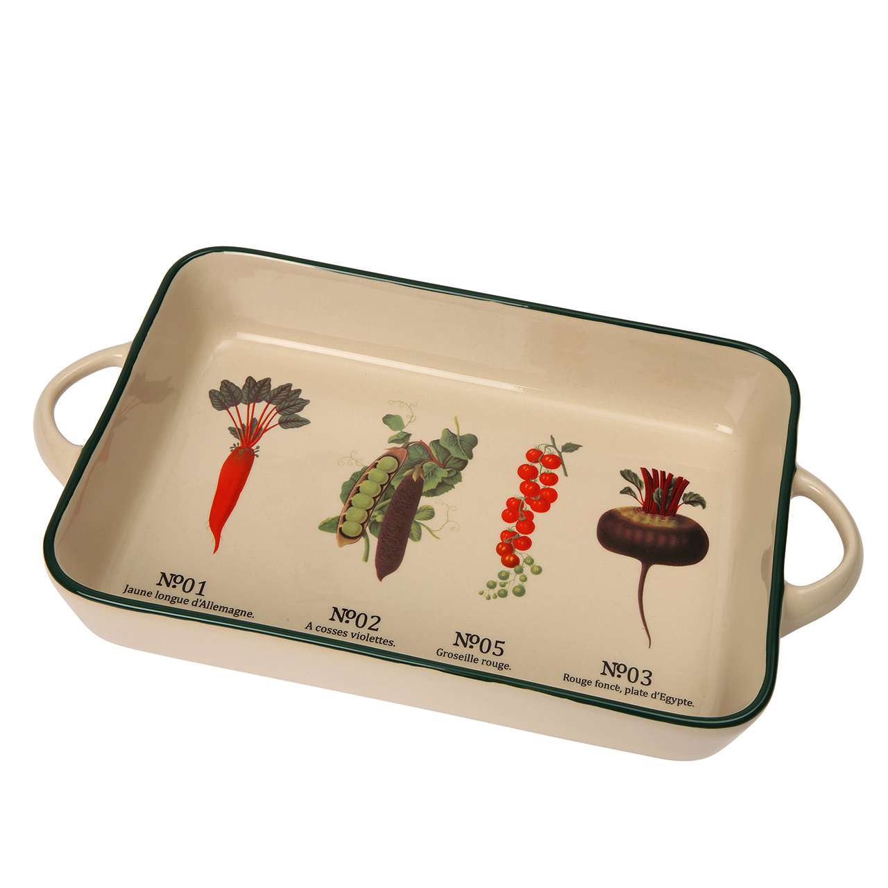 Kitchen Garden Rectangular Oven Dish