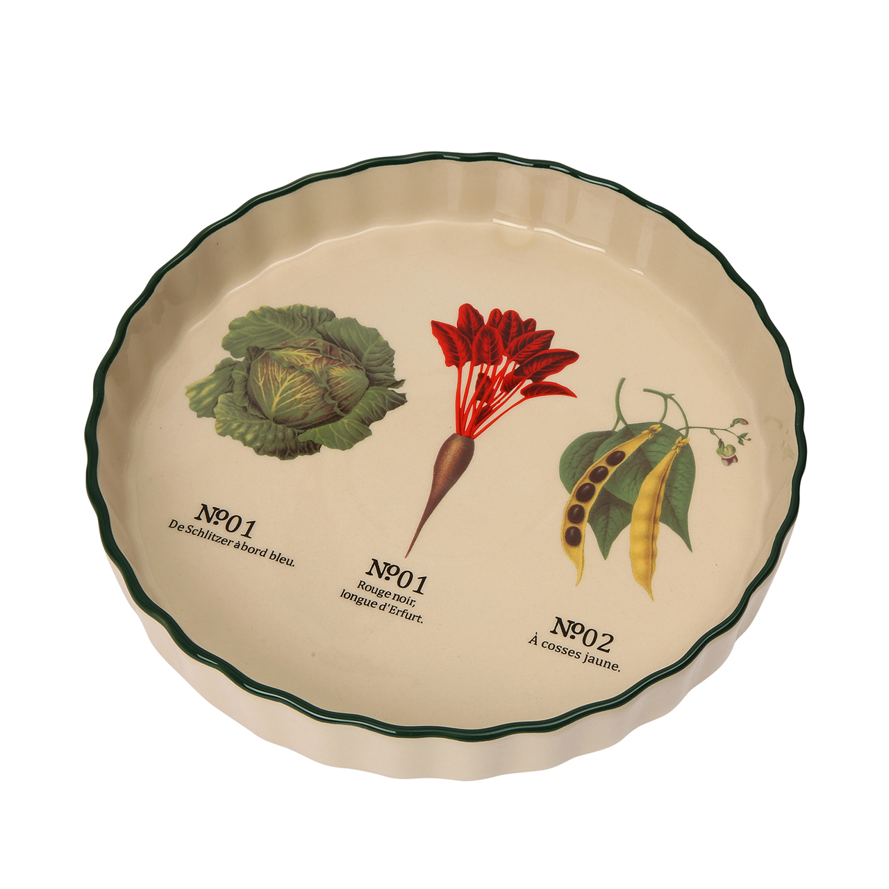 Kitchen Garden Round Oven Dish