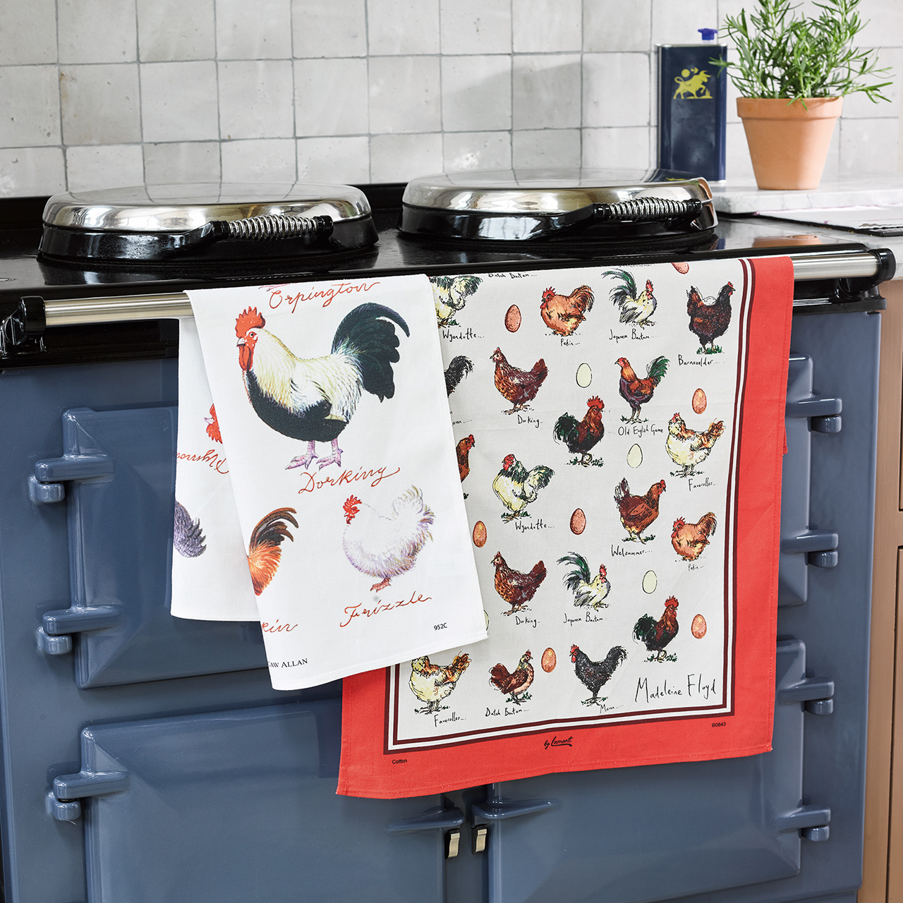 Chicken Breeds Tea Towels - Set of 2