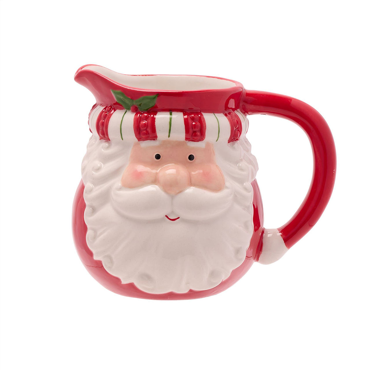 Santa Sugar Bowl and Milk Jug Set