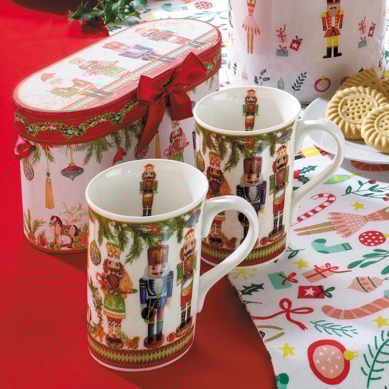 Nutcracker Mugs - Set of 2