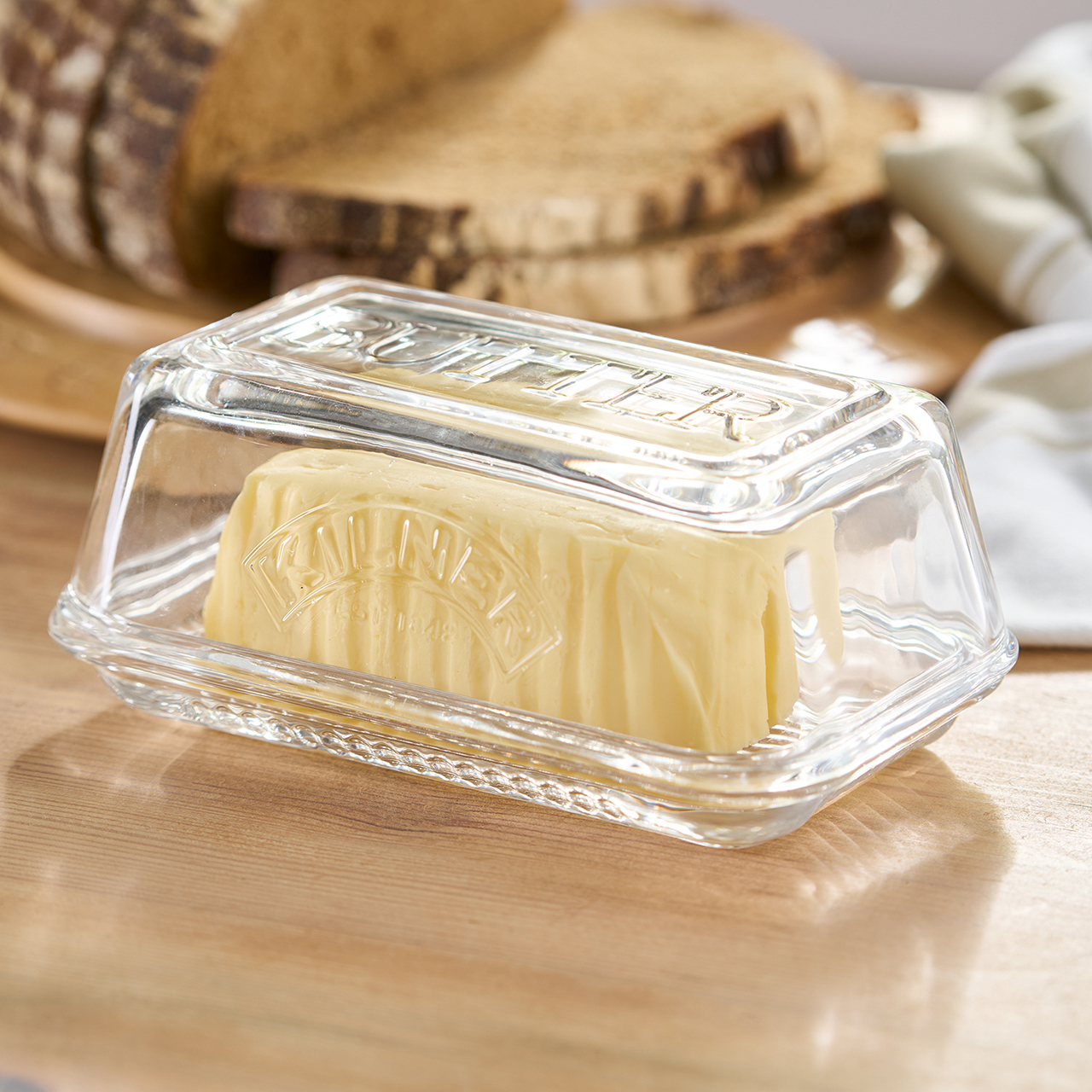 Glass Butter Dish