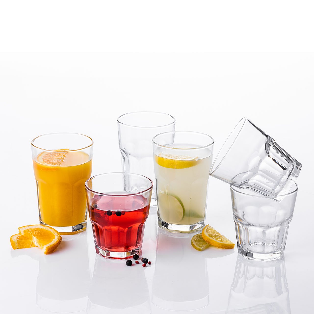 Hiball and Mixer Tumblers - Set of 12