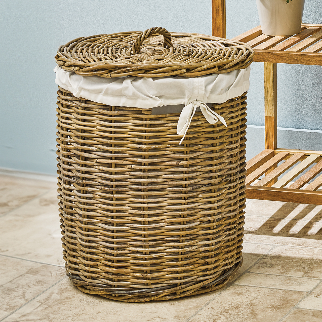 Rattan Linen Basket