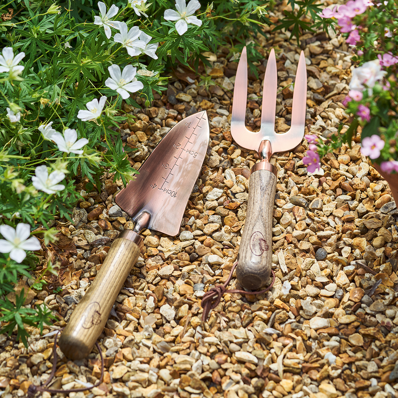 Copper Plated Hand Fork