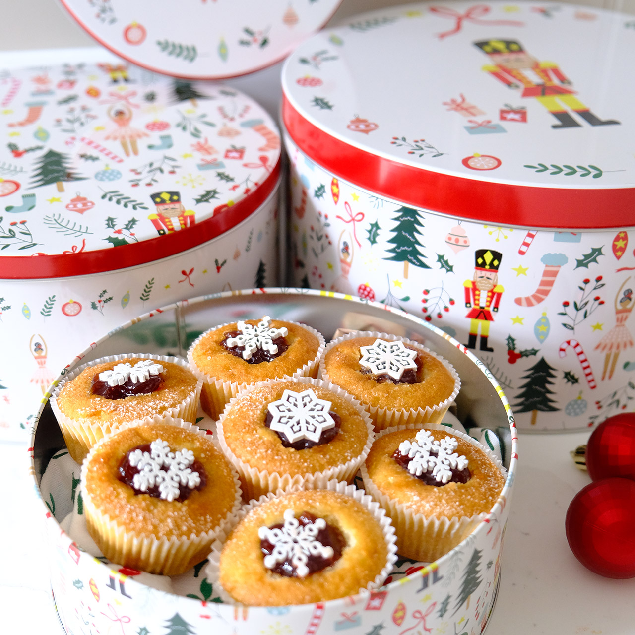 Nutcracker Cake Tins - Set of 3