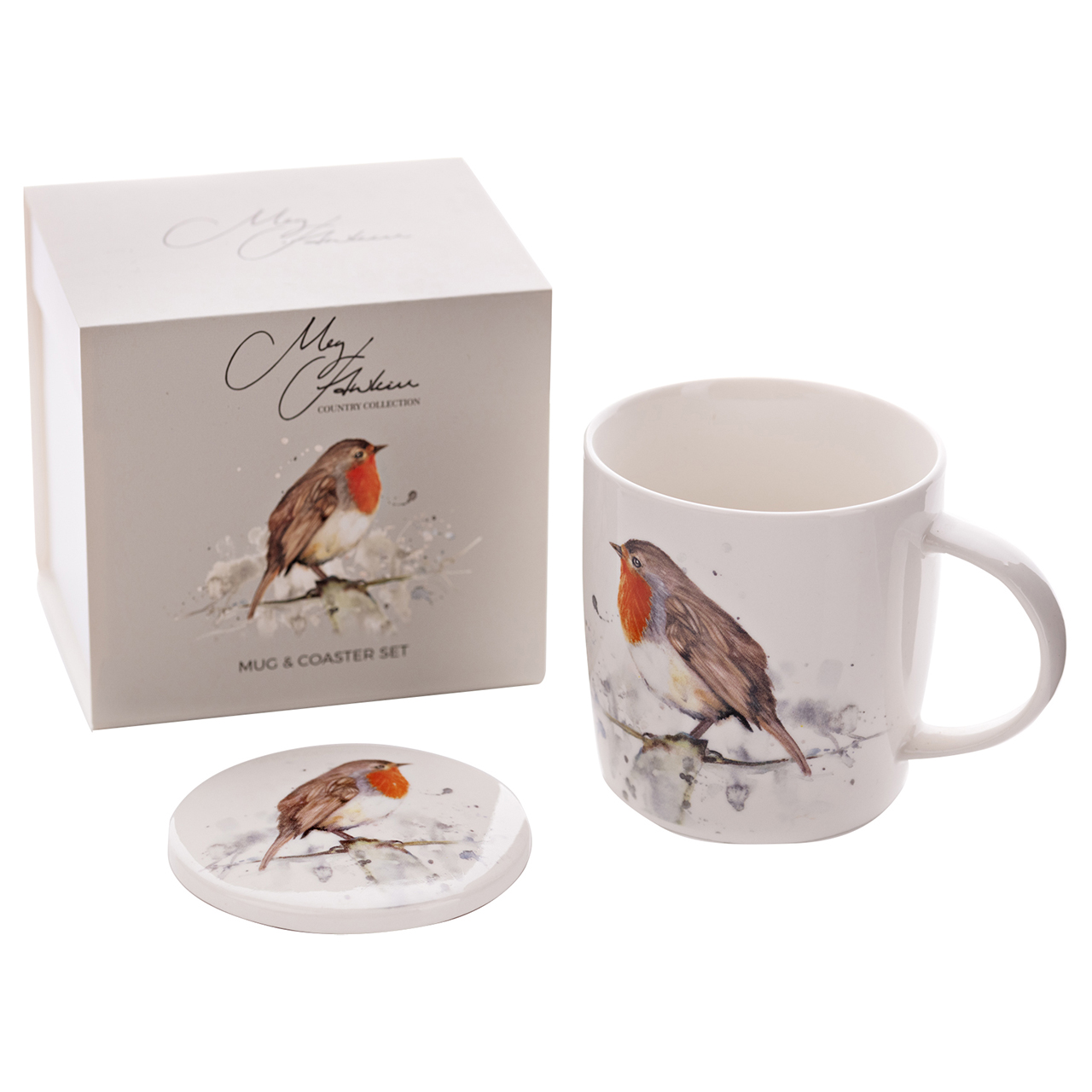 Robin Mug & Coaster Set