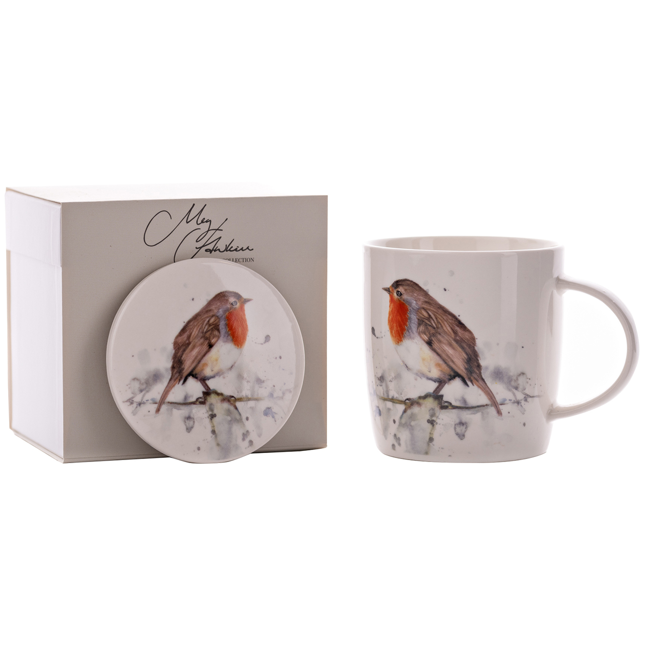 Robin Mug & Coaster Set