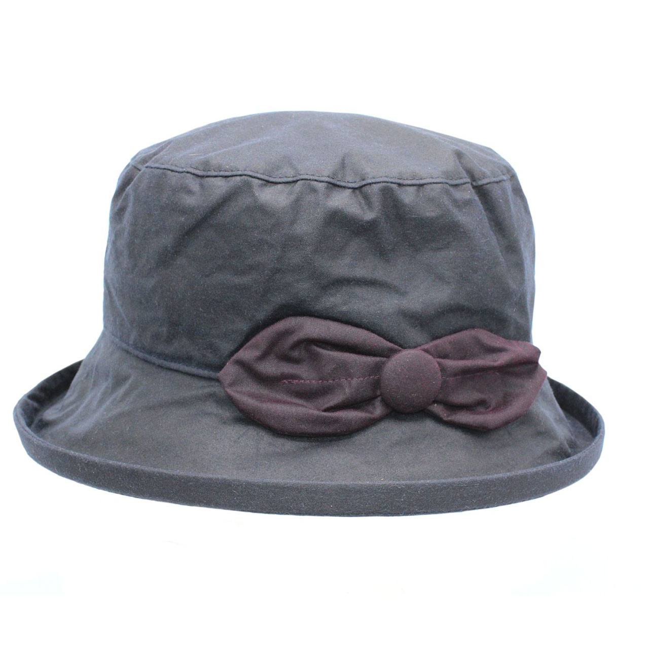 Waxed Cloche Hat