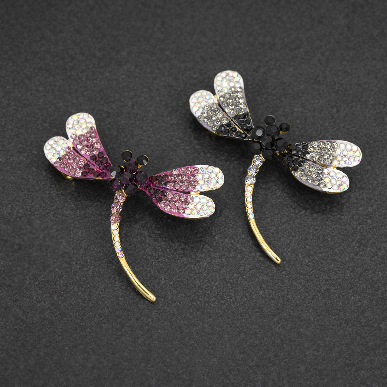 Gold Plated Dragonfly Brooch