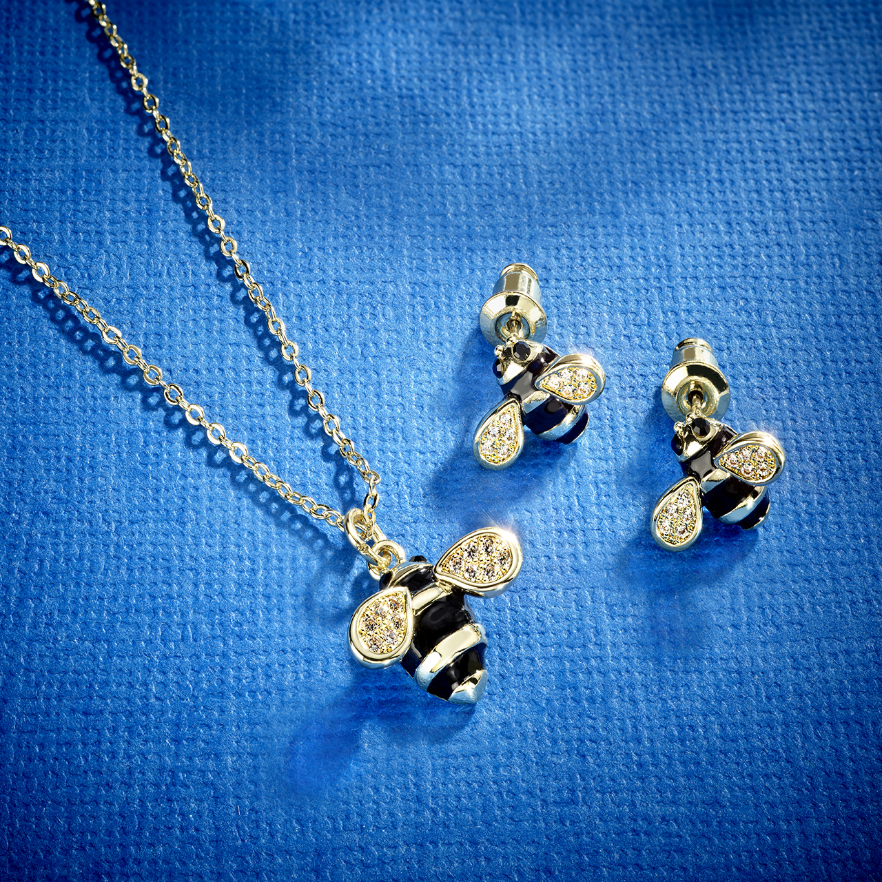 Gold-plated Bee Necklace