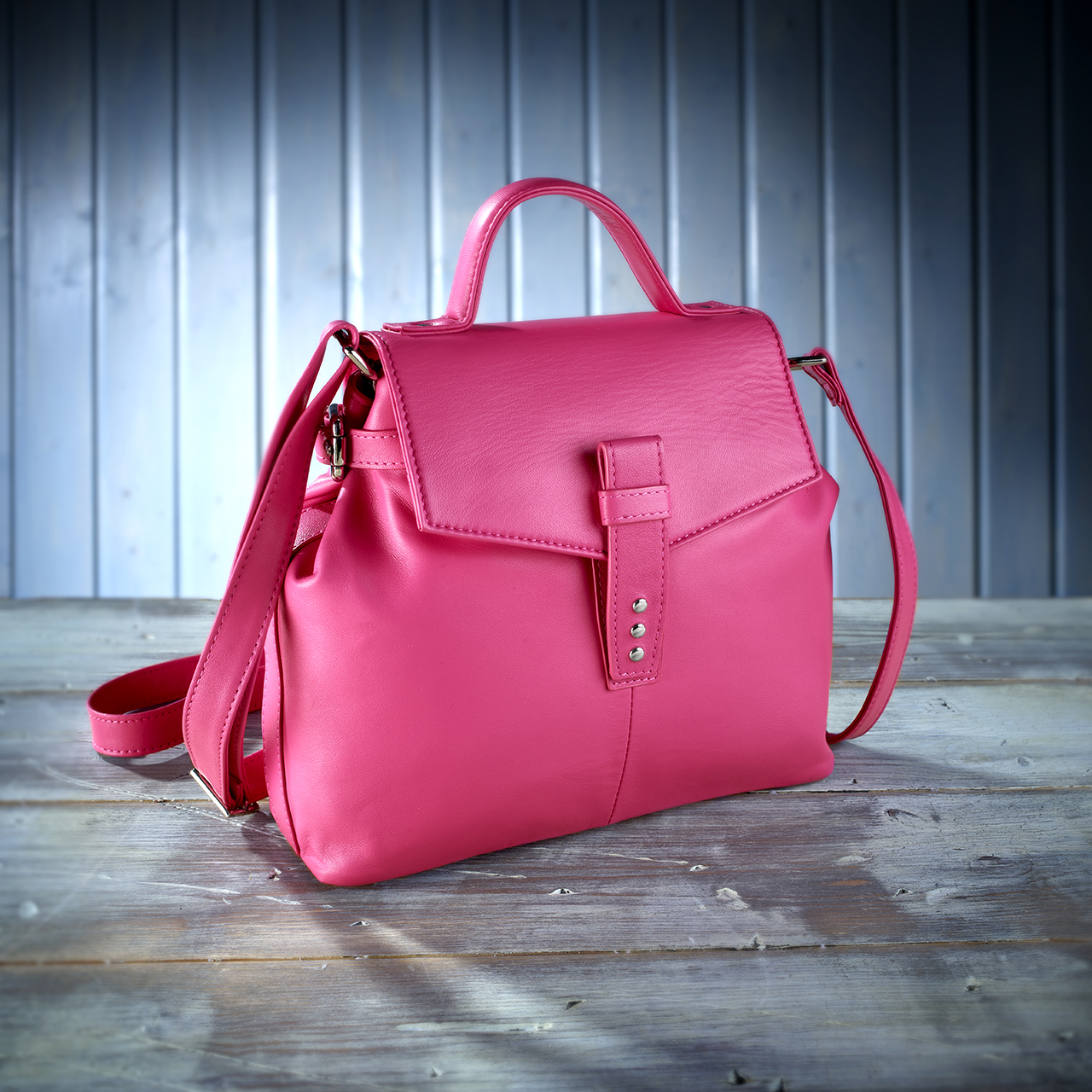 Versatile 2-in-1 Leather Handbag