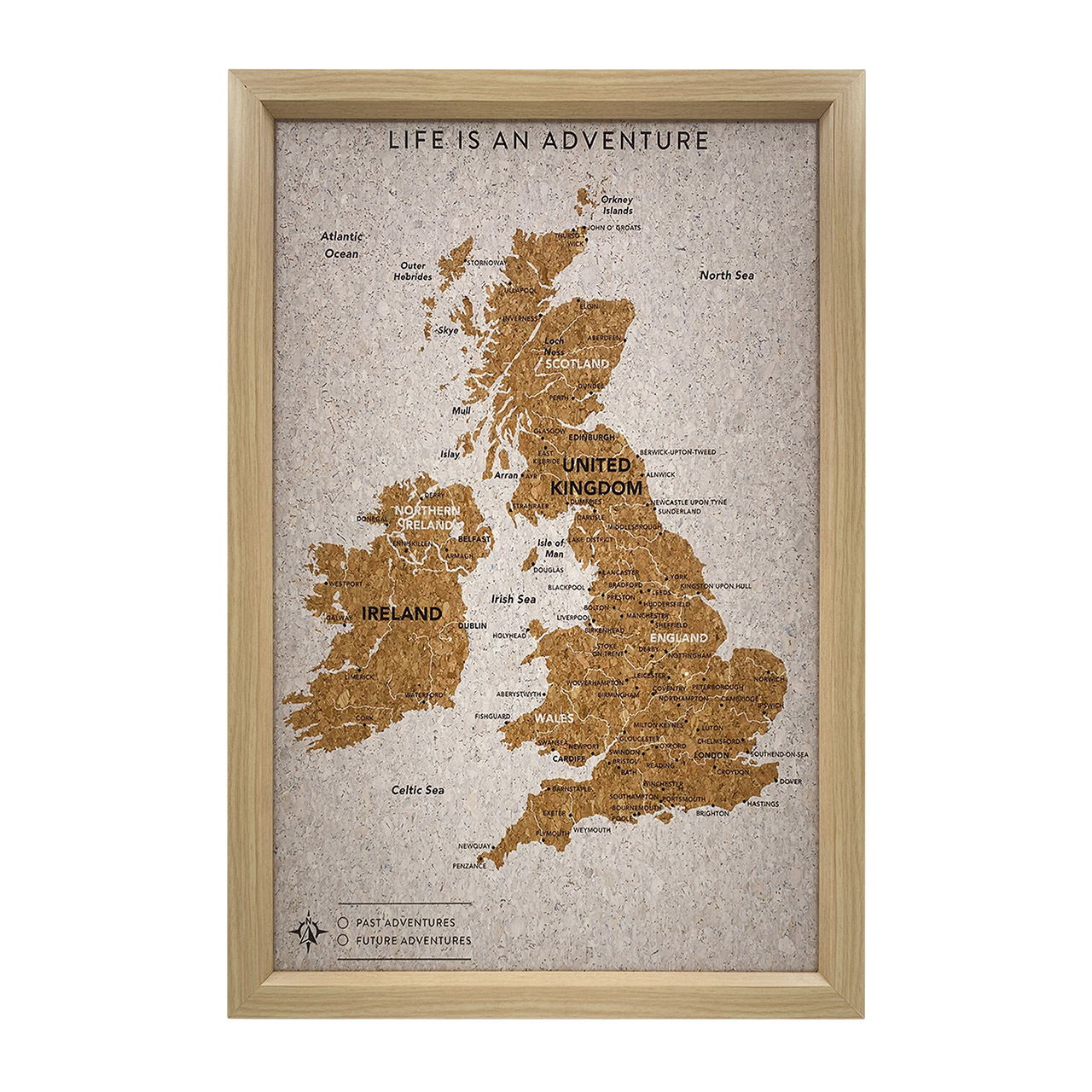 Cork Travel Map with Pins