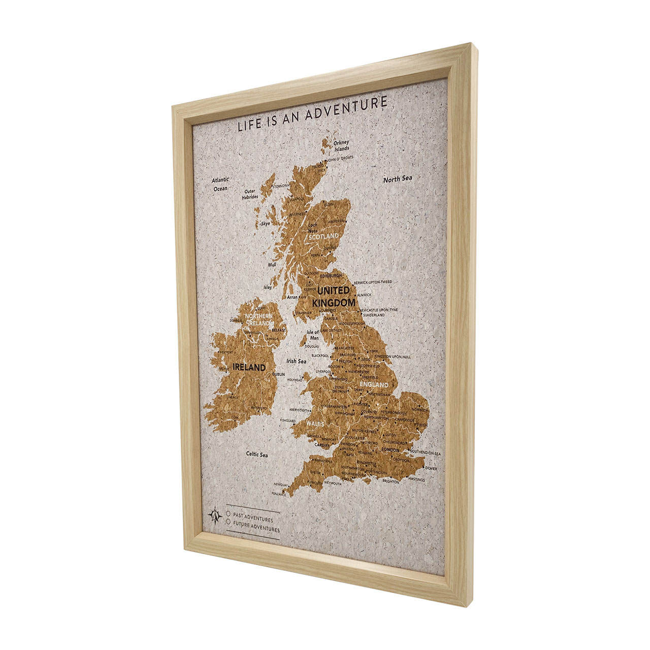 Cork Travel Map with Pins