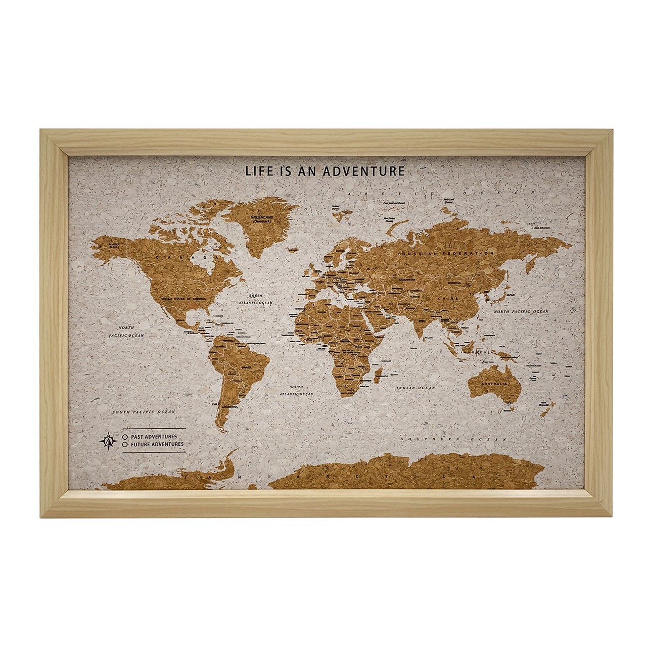 Cork Travel Map with Pins