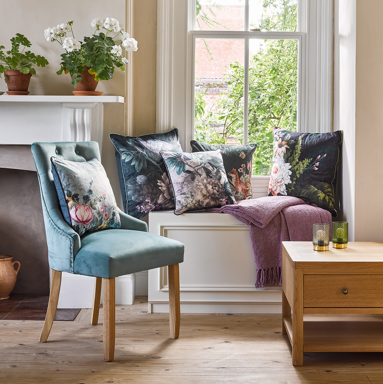 Printed Velvet Cushions