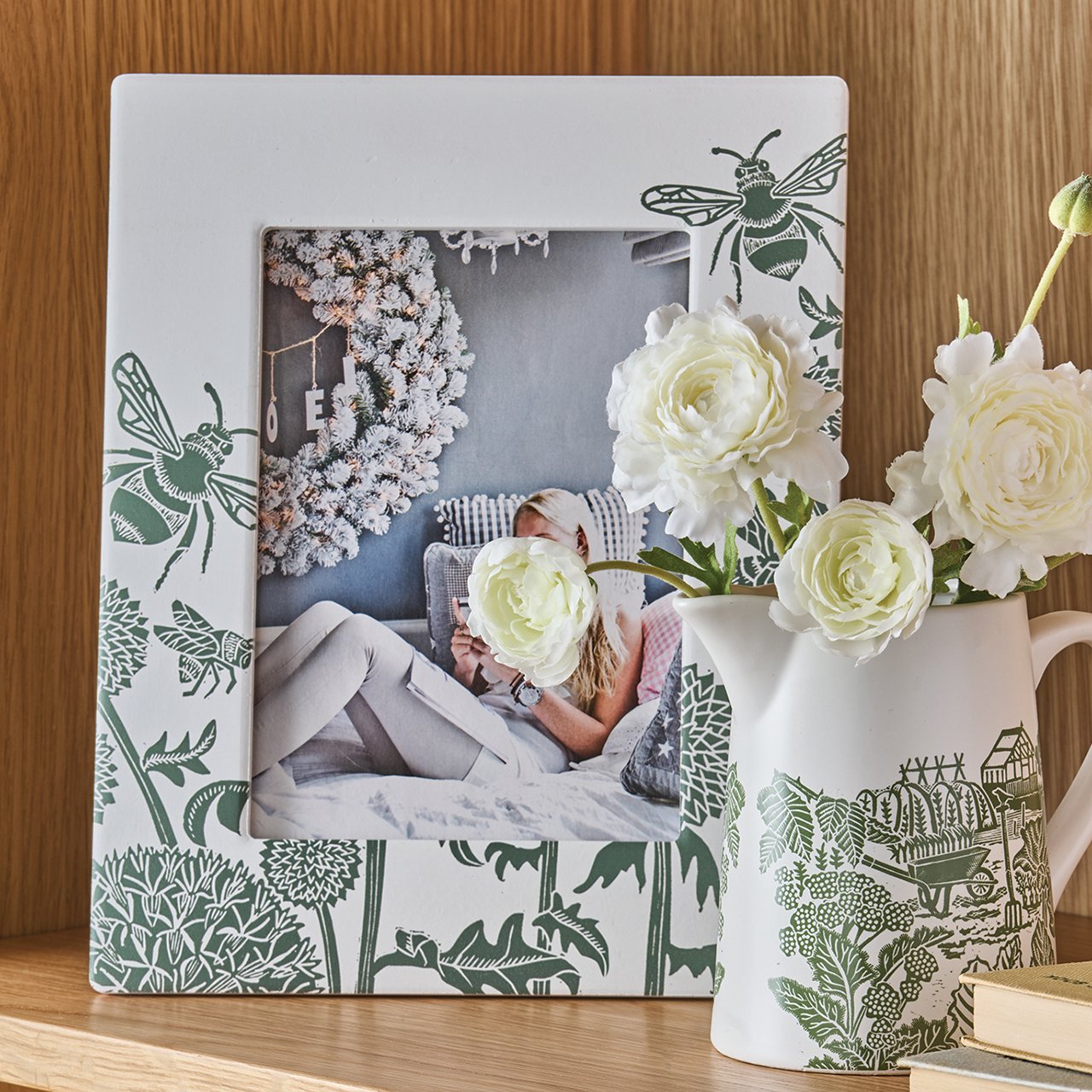 Garden Photo Frame Green