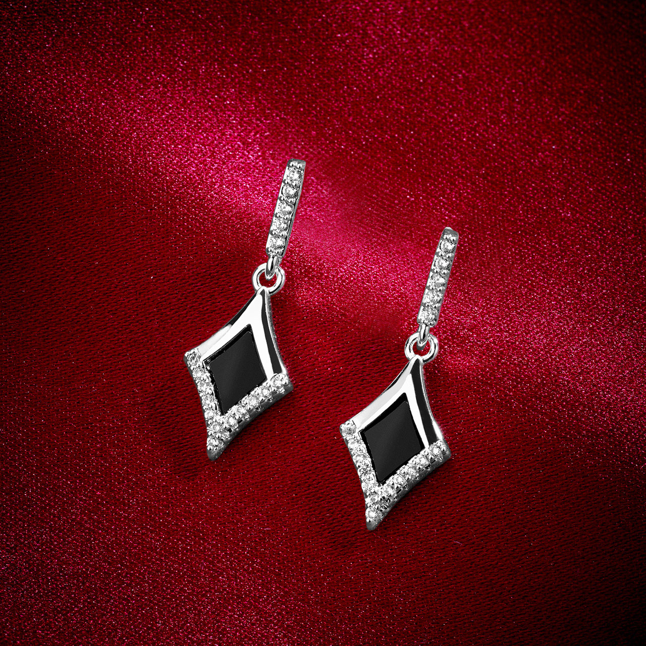 Art Deco Silver-plated Earrings