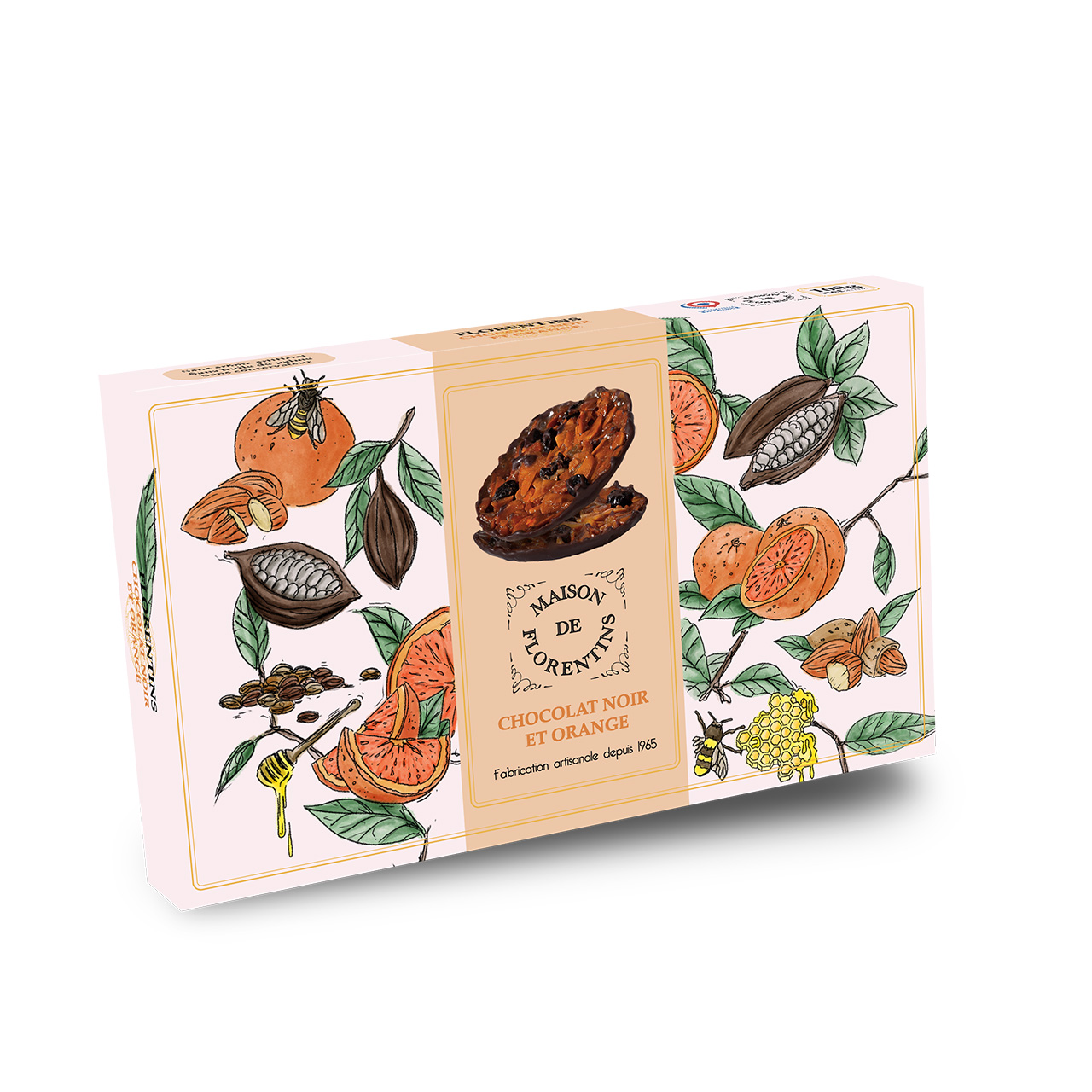 Dark Chocolate & Citrus Florentines - Pack of 2