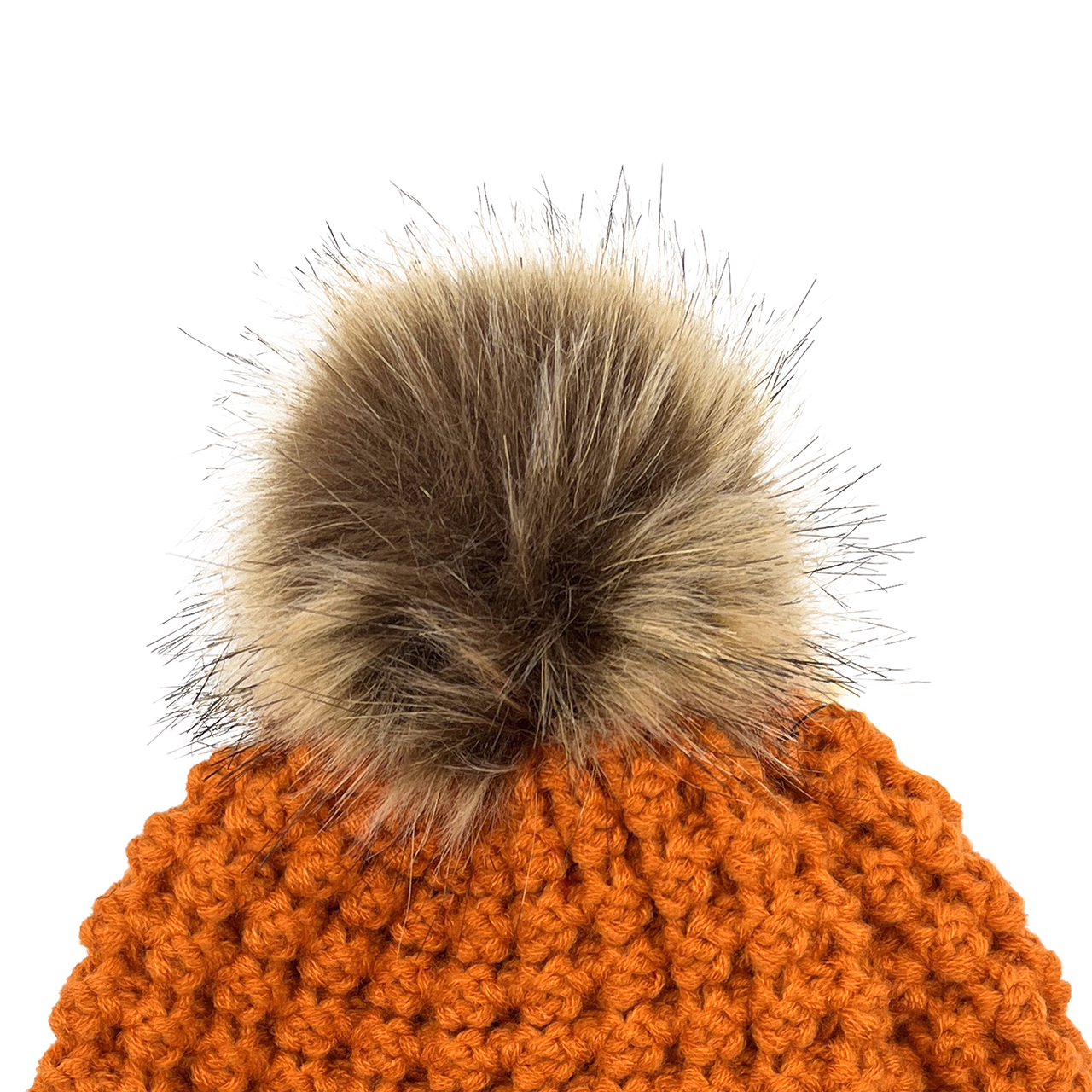 Chunky-Knit Bobble Hat