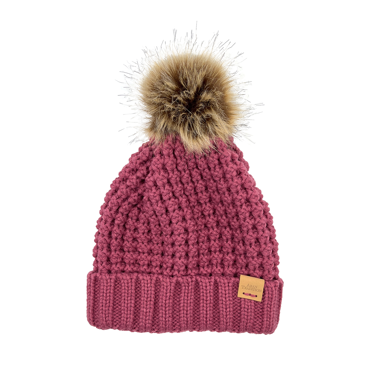 Chunky-Knit Bobble Hat