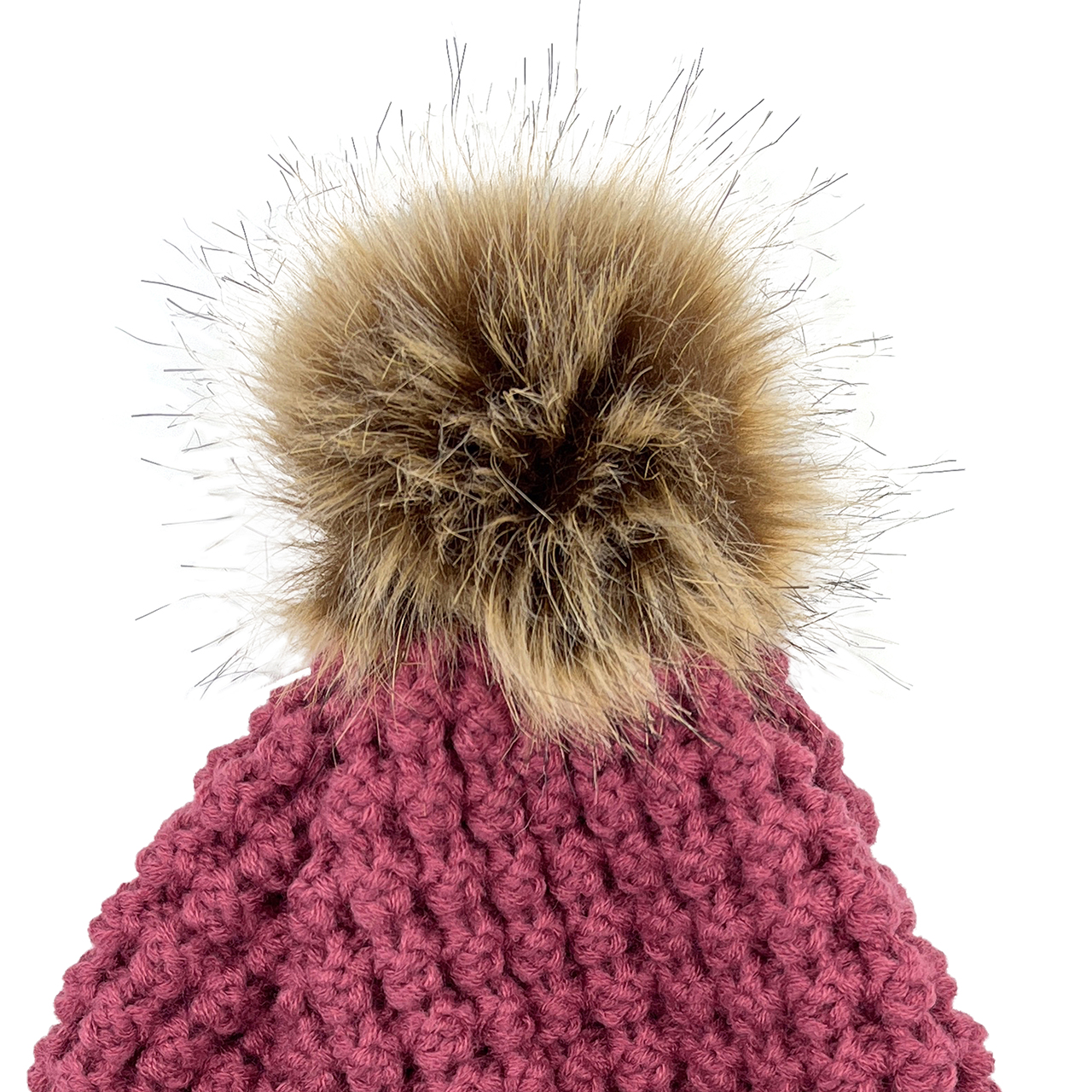 Chunky-Knit Bobble Hat