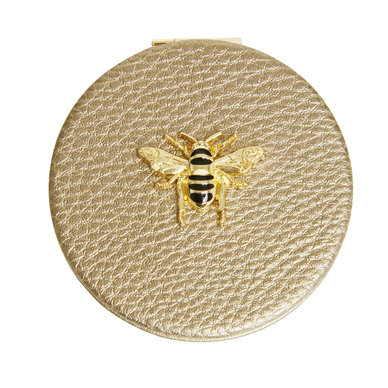 Mirror Compact with Bee Motif