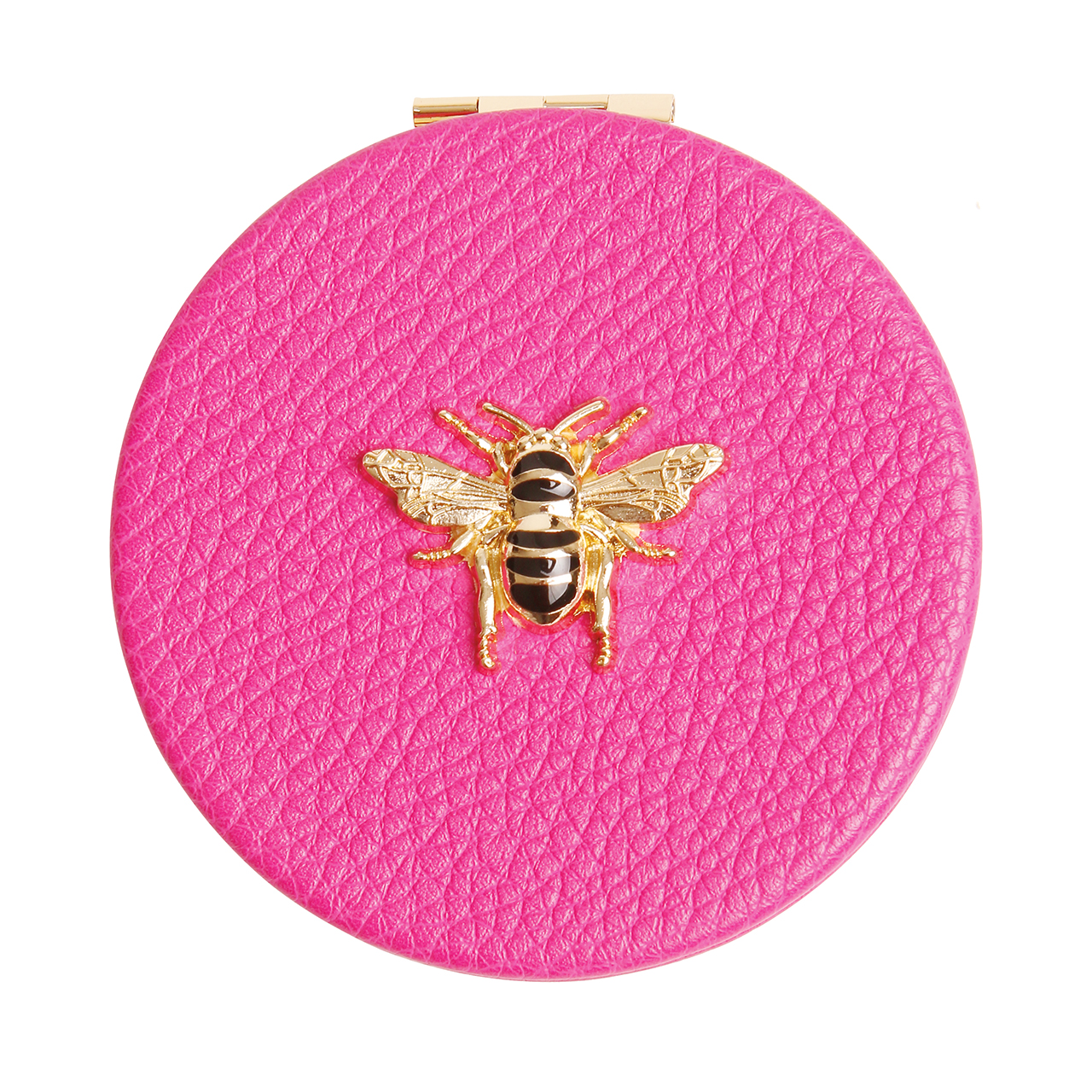 Mirror Compact with Bee Motif