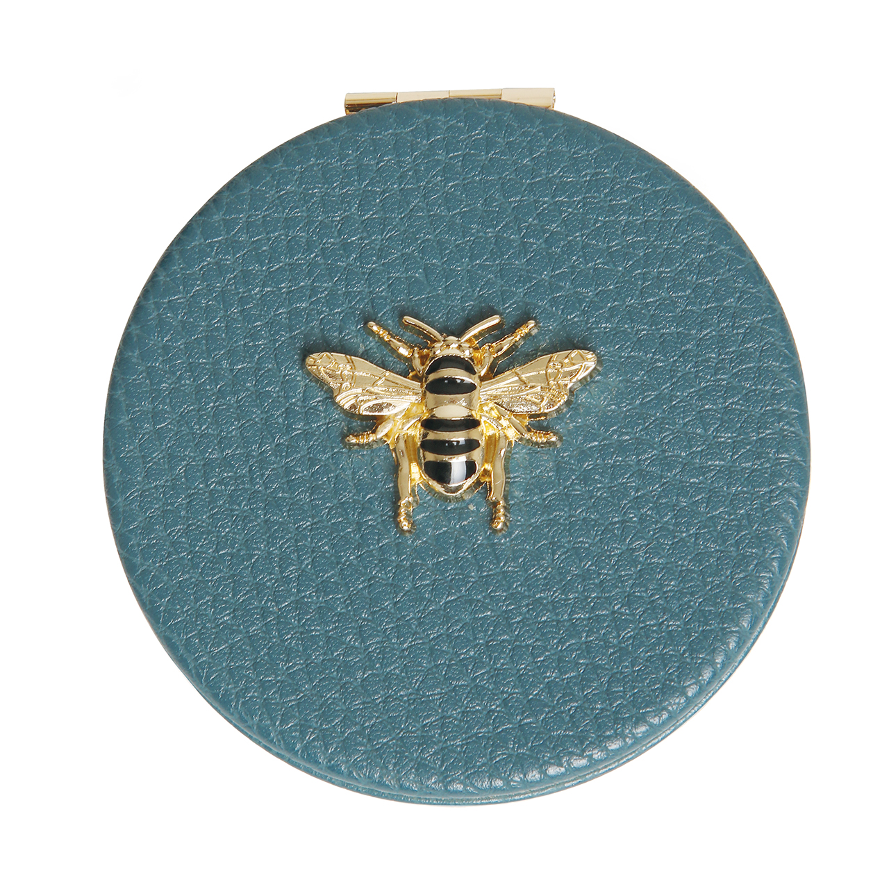 Mirror Compact with Bee Motif